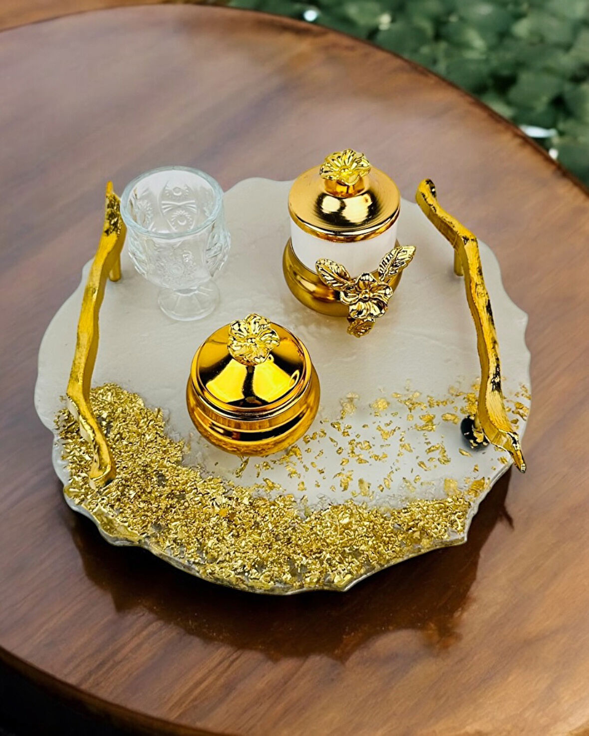 Wistful Söz Nişan Kahve Tepsisi