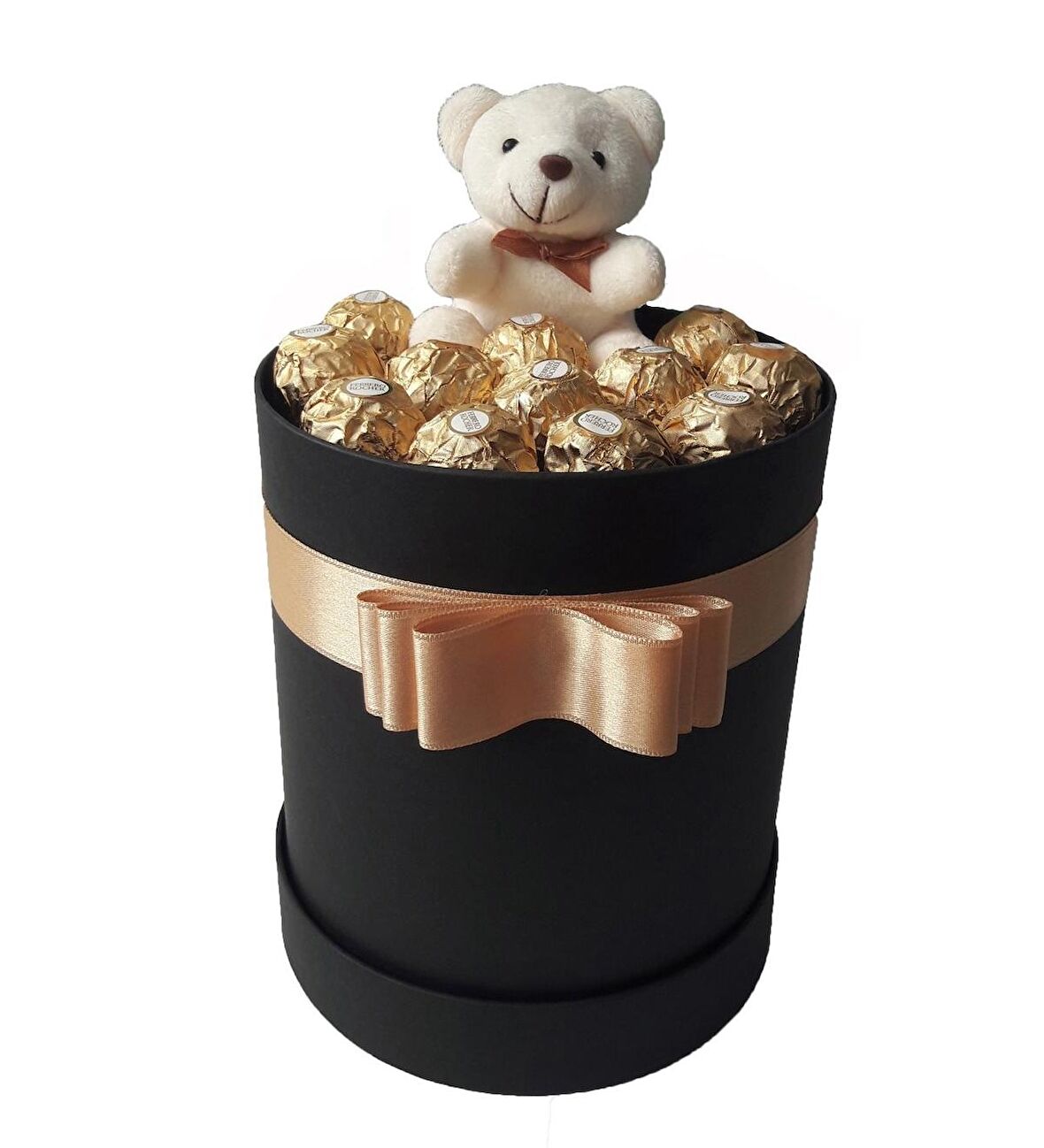 Tasarım Kutuda Enfes Çikolatalar Ve Sevimli Ayıcık