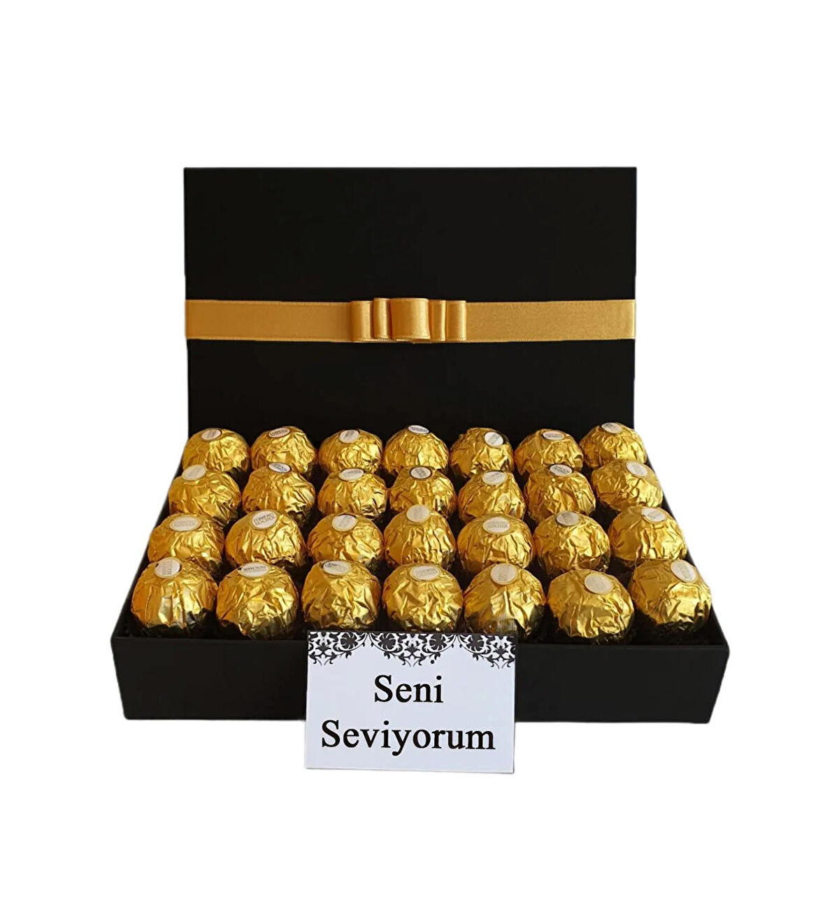 Seni Seviyorum GiftiGifti Exclusive Box Siyah