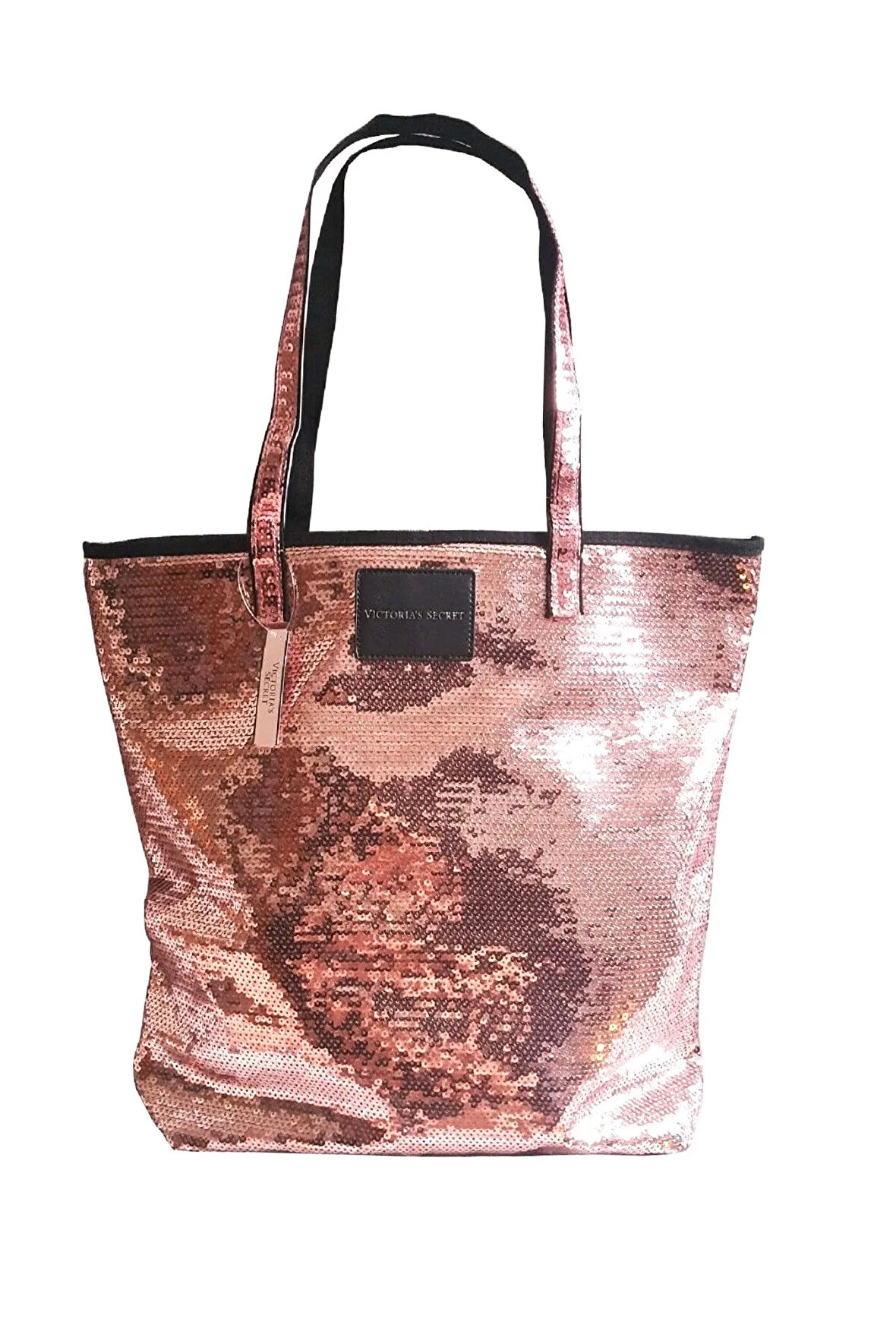 VS Pembe Full Payet Tote Çanta