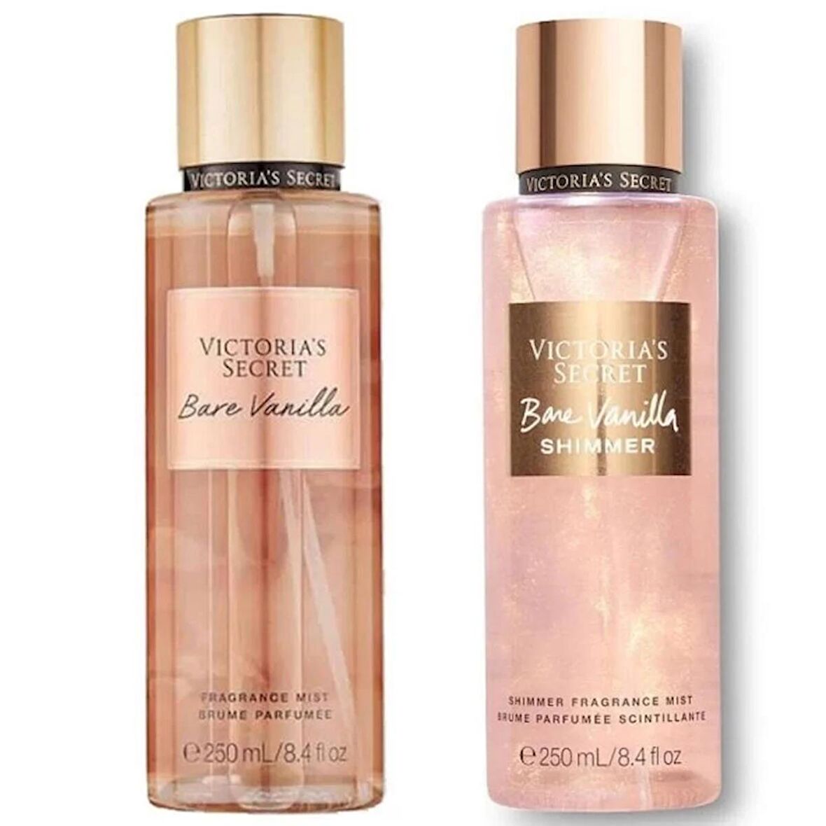 Bare Vanilla-Bare Vanilla Işıltılı Vücut Spreyi İkili Set