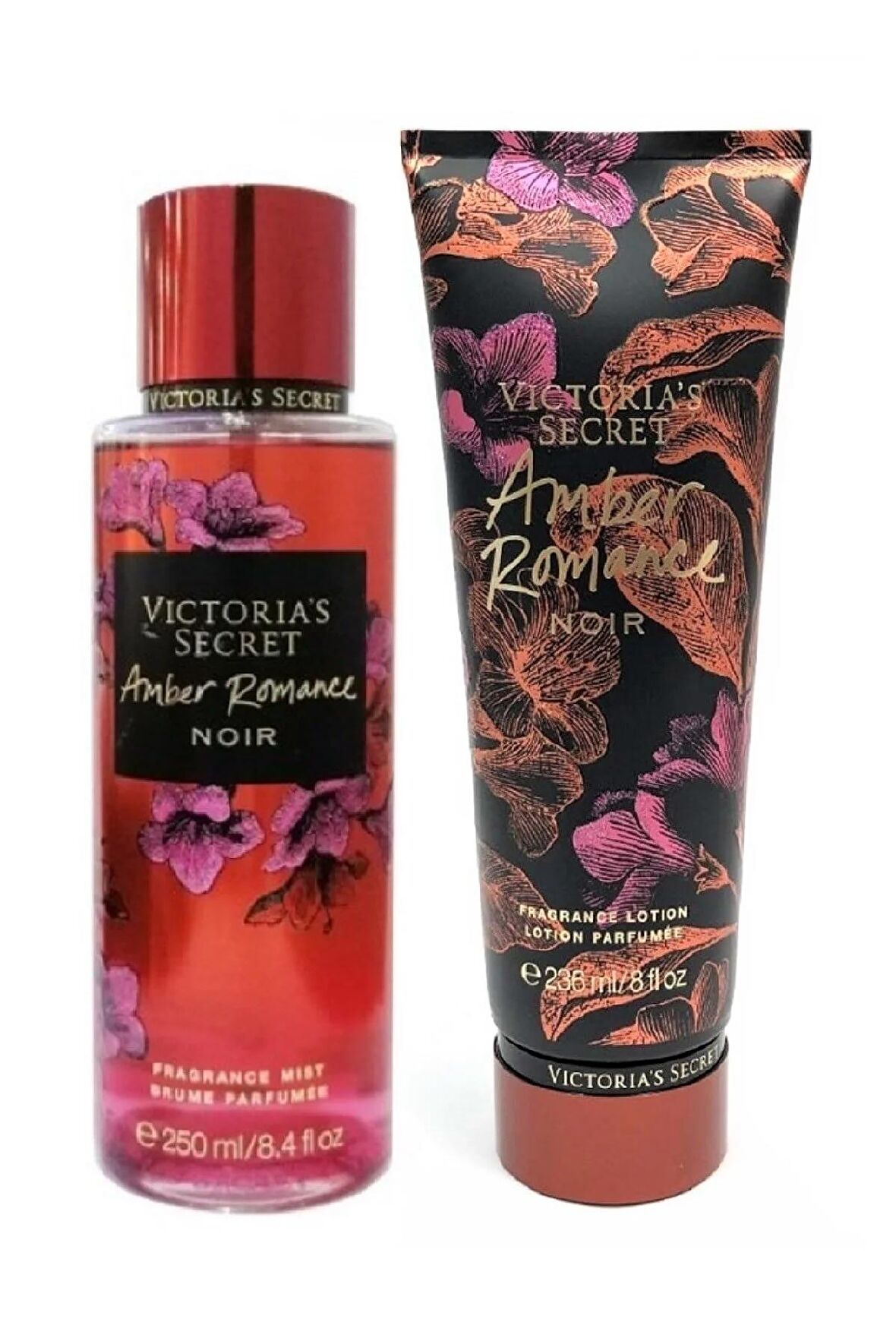 Amber Romance Noir Vücut Losyonu Ve Spreyi 2'li Set