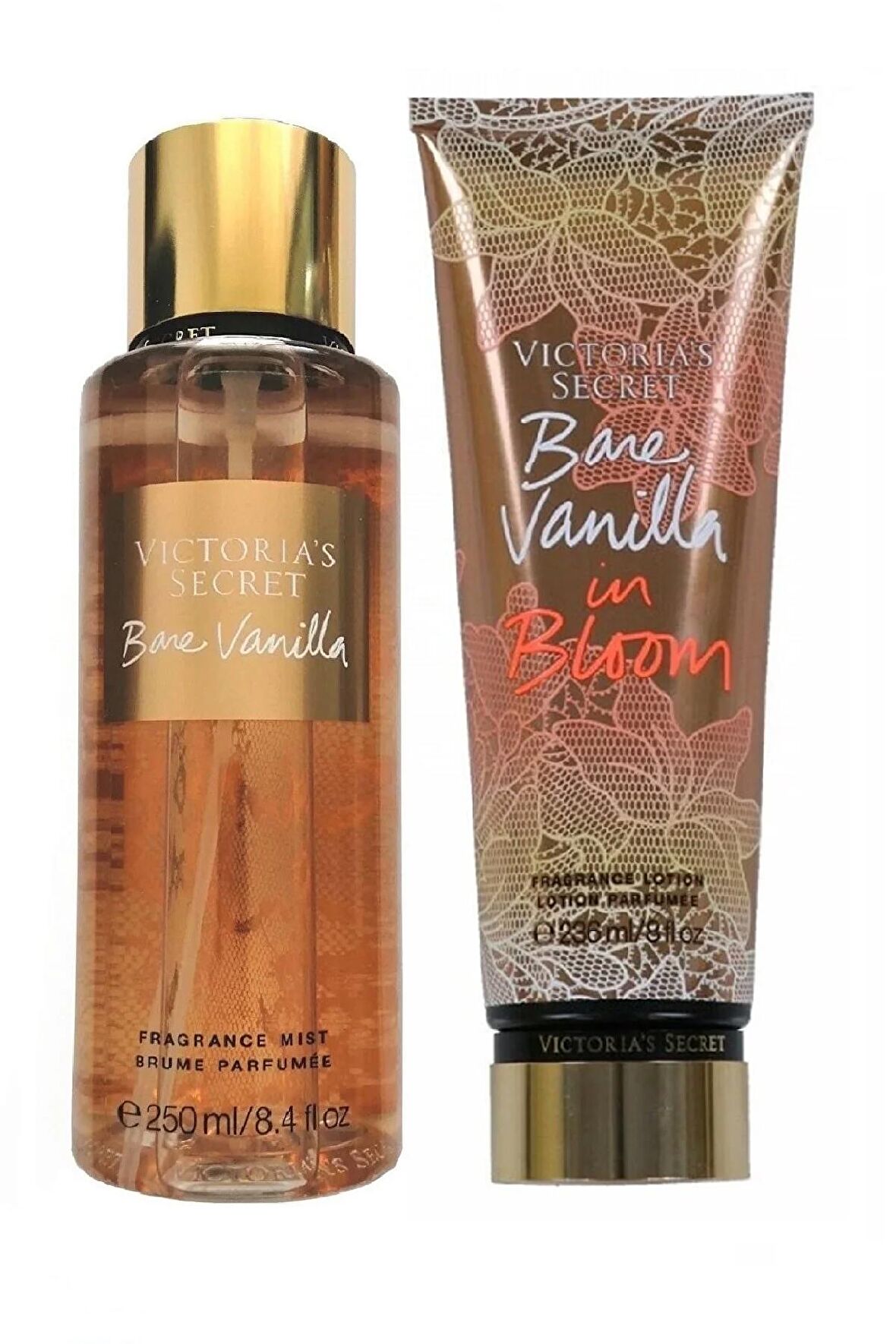 Bare Vanilla & Bare Vanilla In Bloom Vücut Losyonu Ve Spreyi 2'li Set