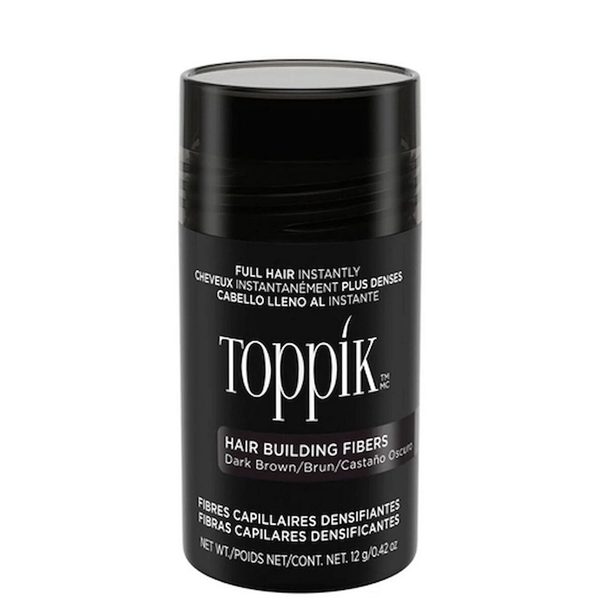 Toppik Hair Building Saç Dolgunlaştırıcı Fiber Dark Brown 0,42Oz / 12gr
