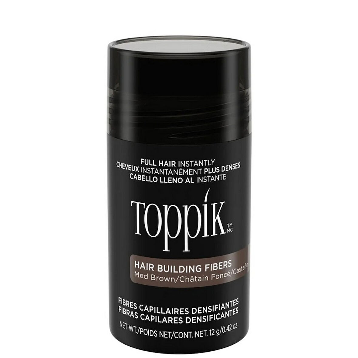 Toppik Hair Building Saç Dolgunlaştırıcı Fiber Medium Brown 0,42Oz / 12gr