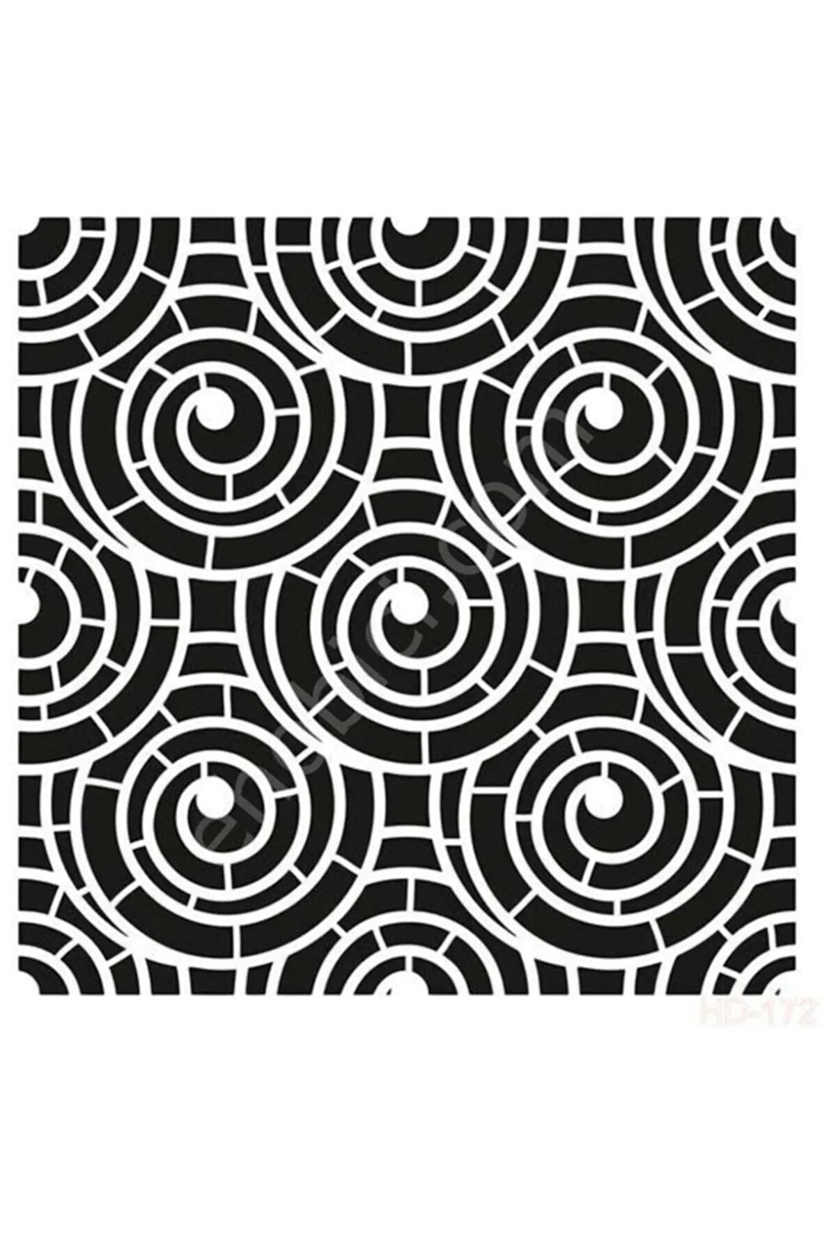 Hd172 Home Dekor Stencil 45x45