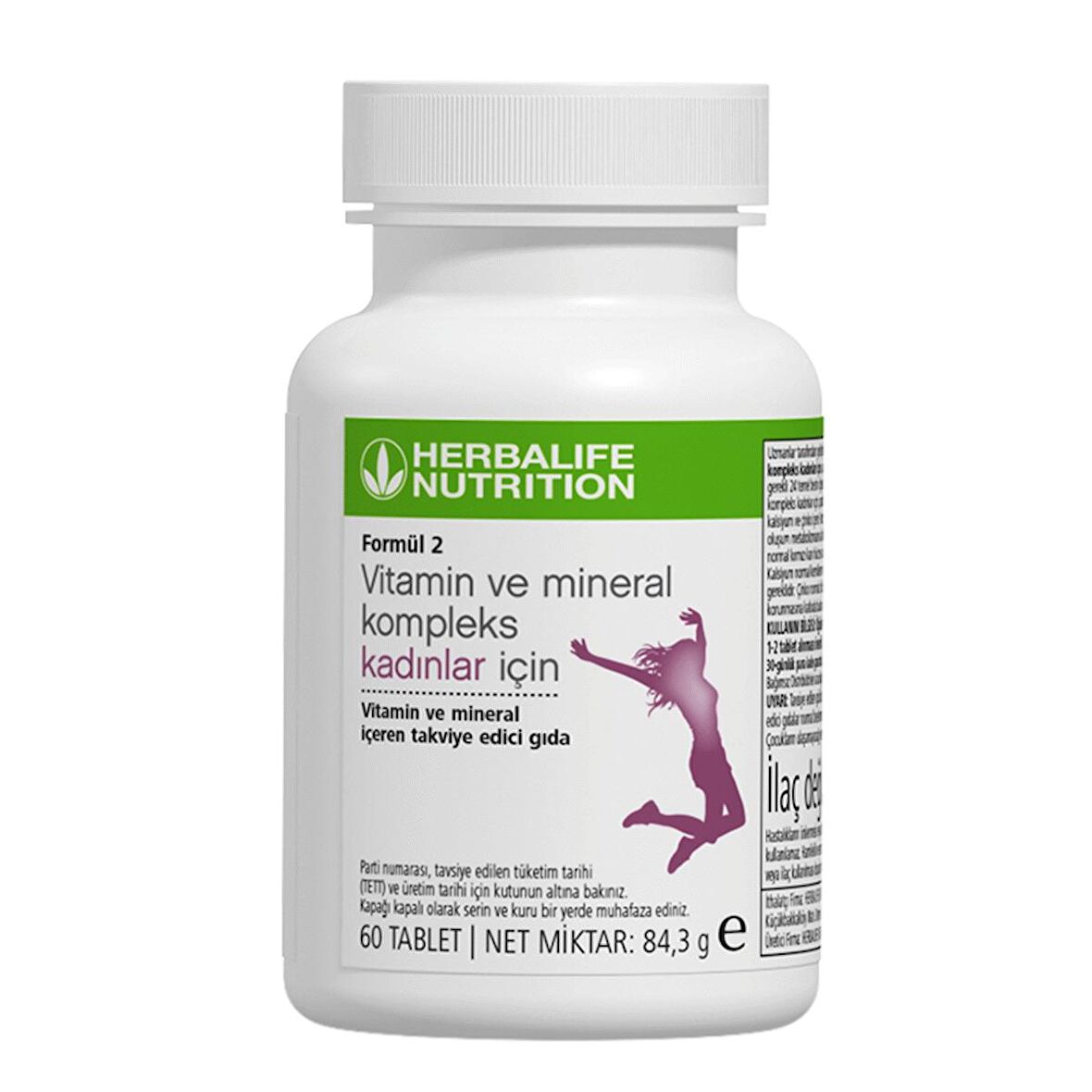 Herbalife Kadın Vitamini - Formül 2 Vitamin & Mineral Kadınlar İçin