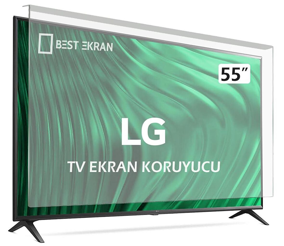 LG 55NANO81T6A TV EKRAN KORUYUCU - Lg 55" inç 139cm Tv Kırılmaz Ekran Koruyucu