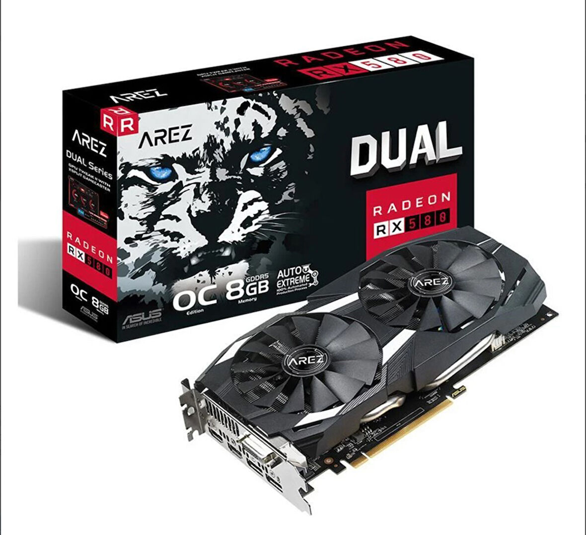 Asus Radeon RX580 8GB Arez Dual Oc Gddr5 256Bit Amd Ekran Kartı