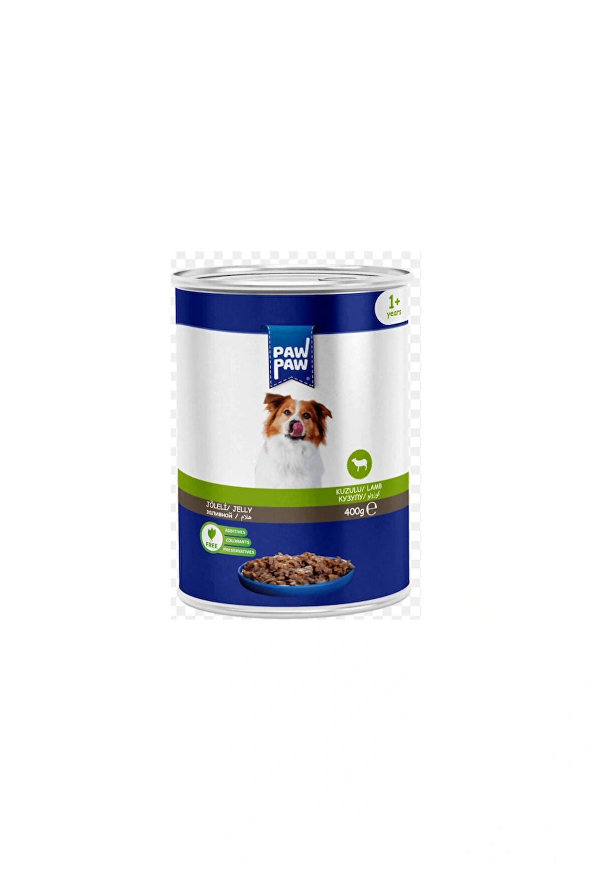 PAW PAW KUZU ETLİ KÖPEK KONSERVESİ 400GR.