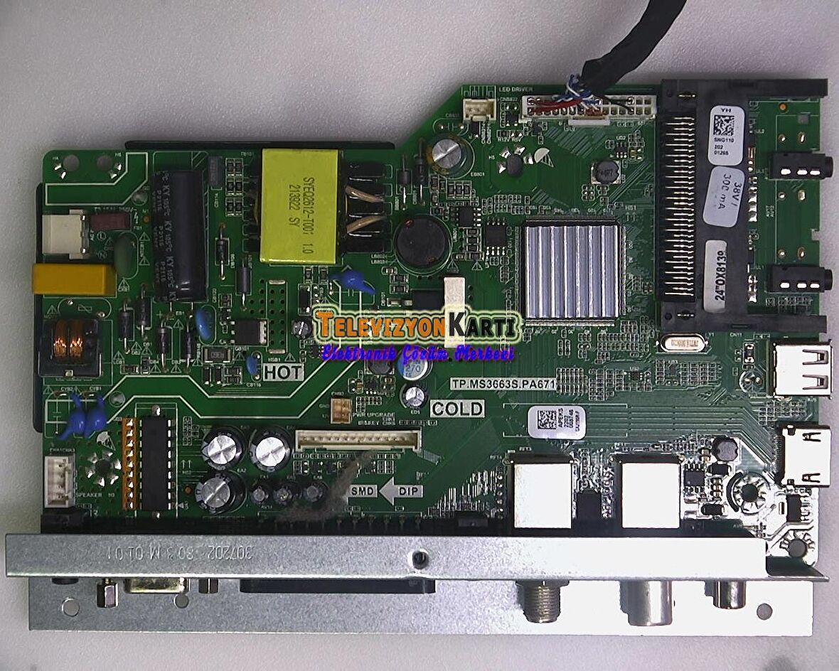 TP.MS3663S.PA671 , SGN110 , Grundig 24GCH5900B , Main Board , 236WX1-H , 057E24-SA2