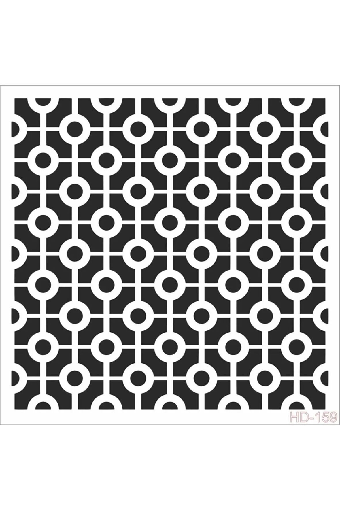 Hd159 Home Dekor Stencil 45x45