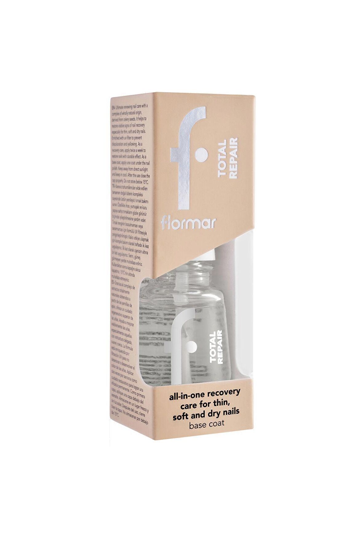 Flormar Kırılma Önlemeye Yardımcı Tırnak Koruyucu Cila - No More Breaks Base Coat - 000 - 8682536059435