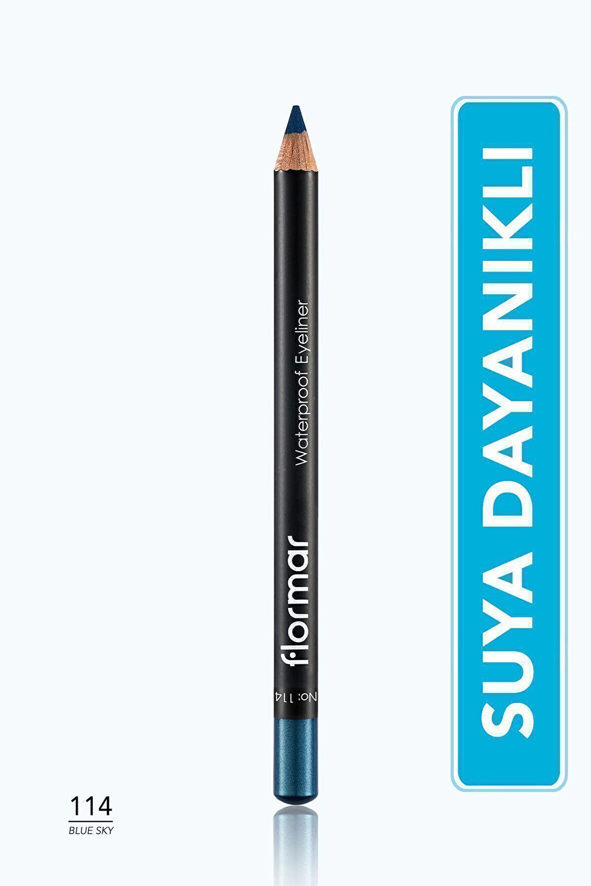 Flormar Suya Dayanıklı Göz Kalemi - Mavi Waterproof