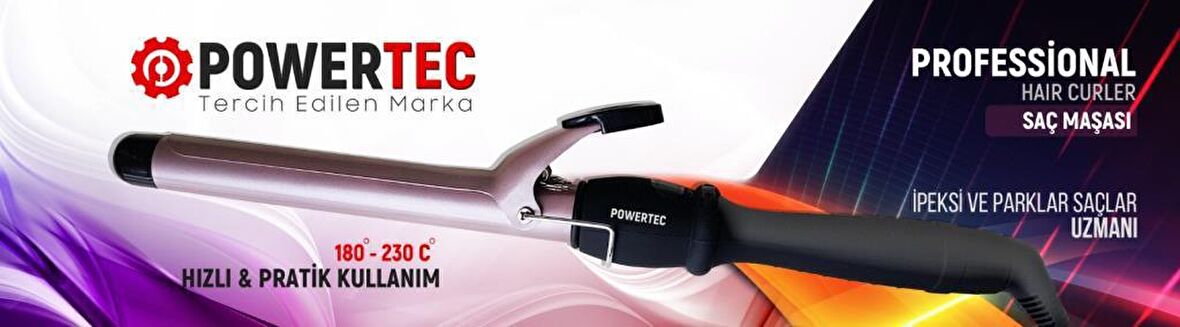 Powertec Professional 11 mm Seramik Saç Maşası