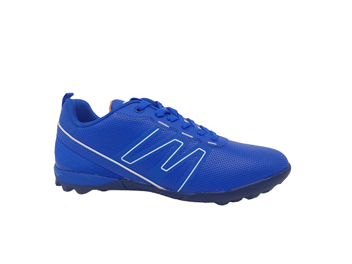 Jump 29112 Erkek Mavi Bağcıklı Halı Saha Futbol Ayakkabısı