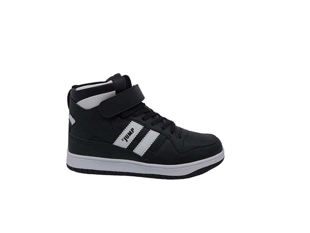 Jump 28708 Siyah Yüksek Bilekli Kadın Sneaker Günlük Spor Ayakkabı
