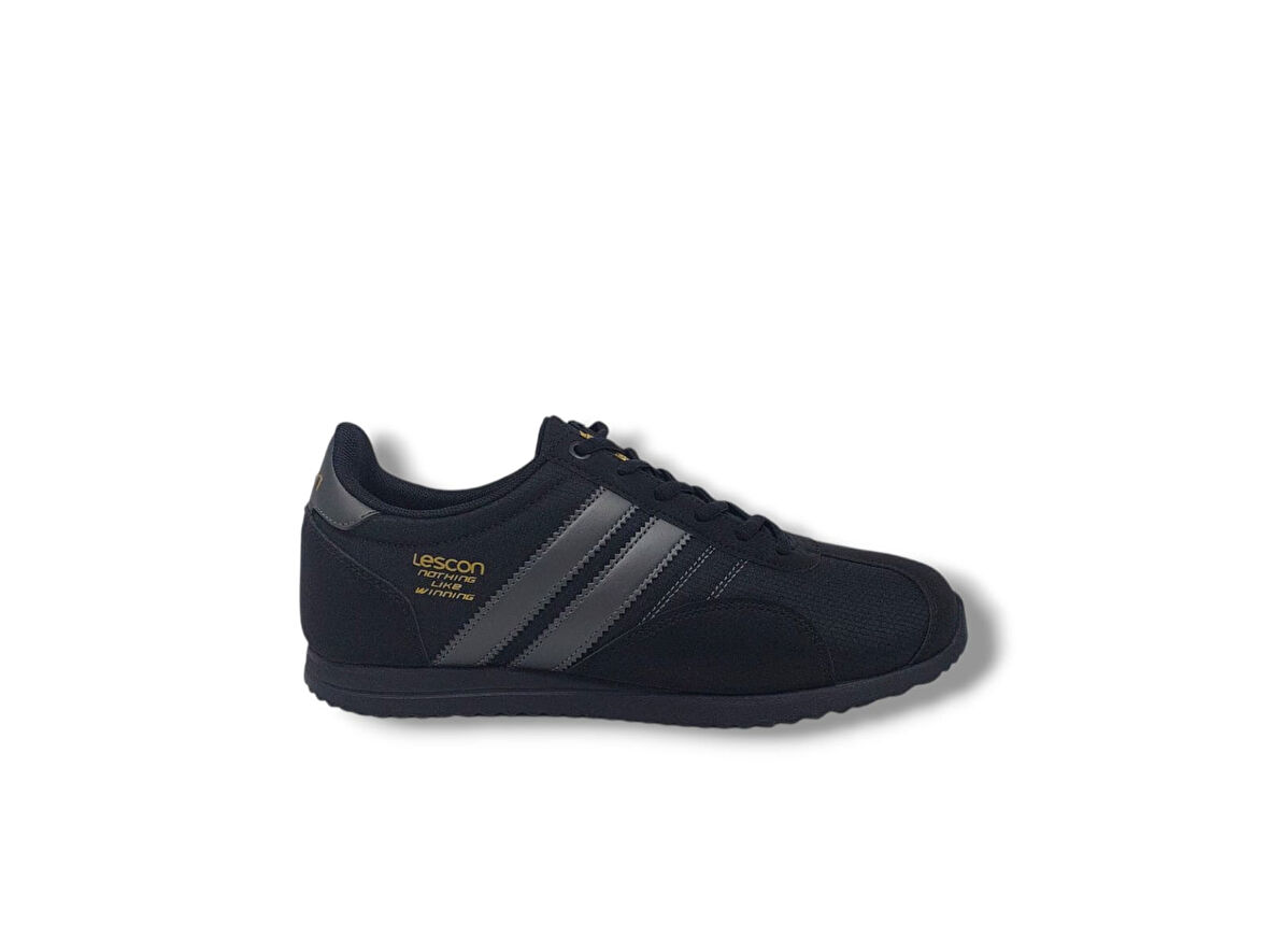 Lescon Nova Siyah Sneakers Spor Ayakkabı