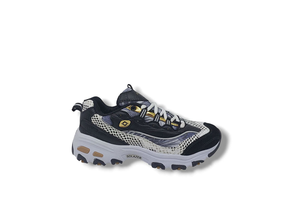 Solazer 0490 Kadın Siyah Sneakers Spor Ayakkabı