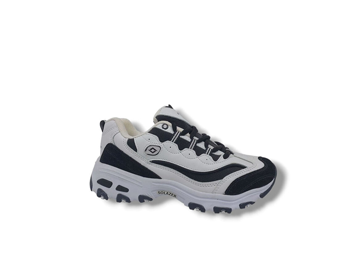 Solazer 0490 Kadın Beyaz Sneakers Spor Ayakkabı