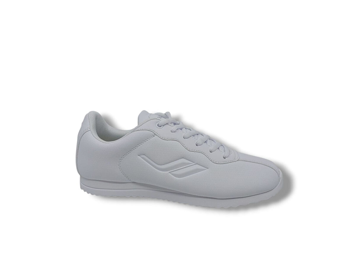 Lescon Neptun Unisex Beyaz Bağcıklı Sneakers Ayakkabı