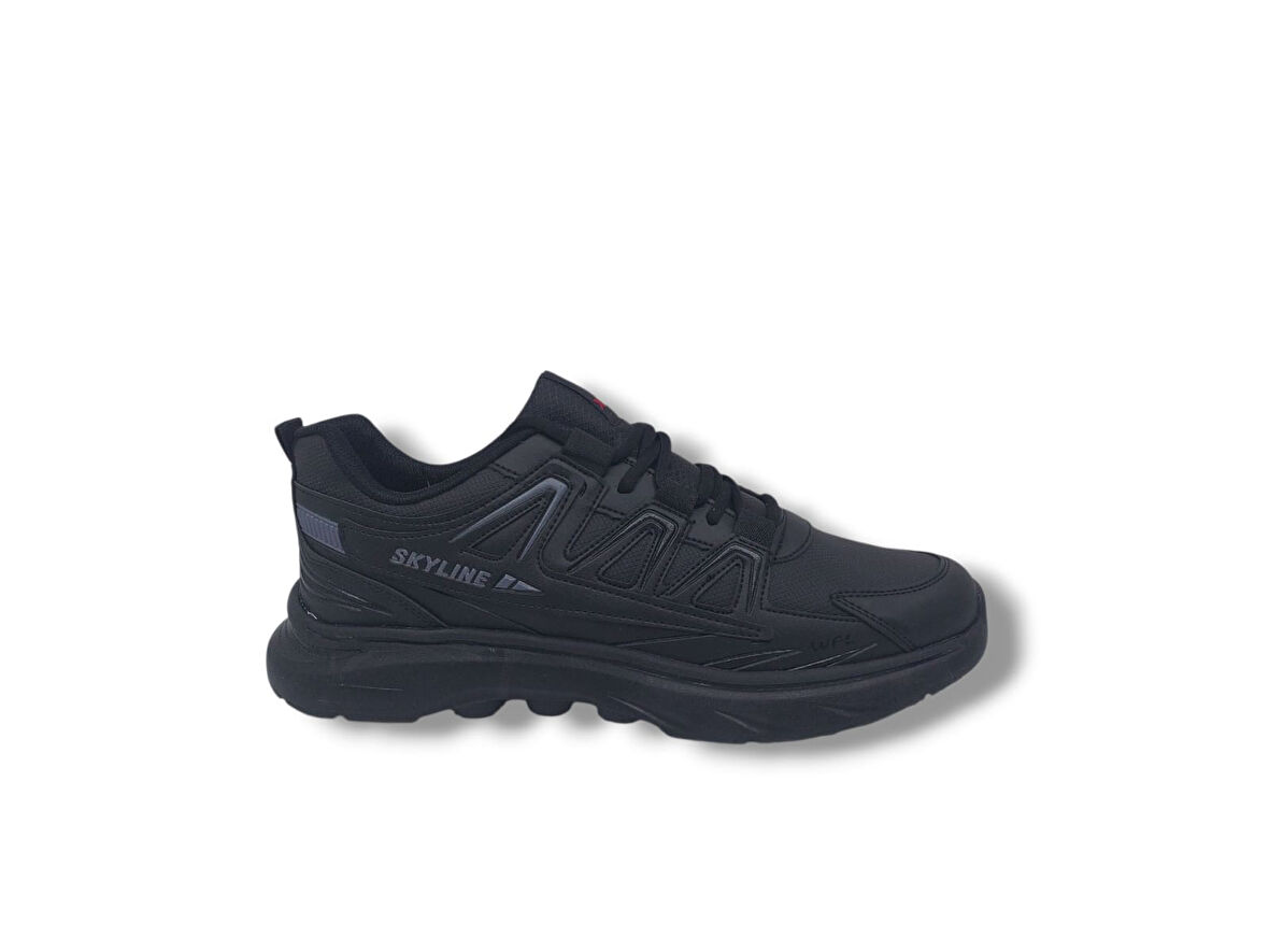 Large 4281 Erkek Siyah Günlük Numara Büyük Numara Spor Ayakkabı 45 46 47