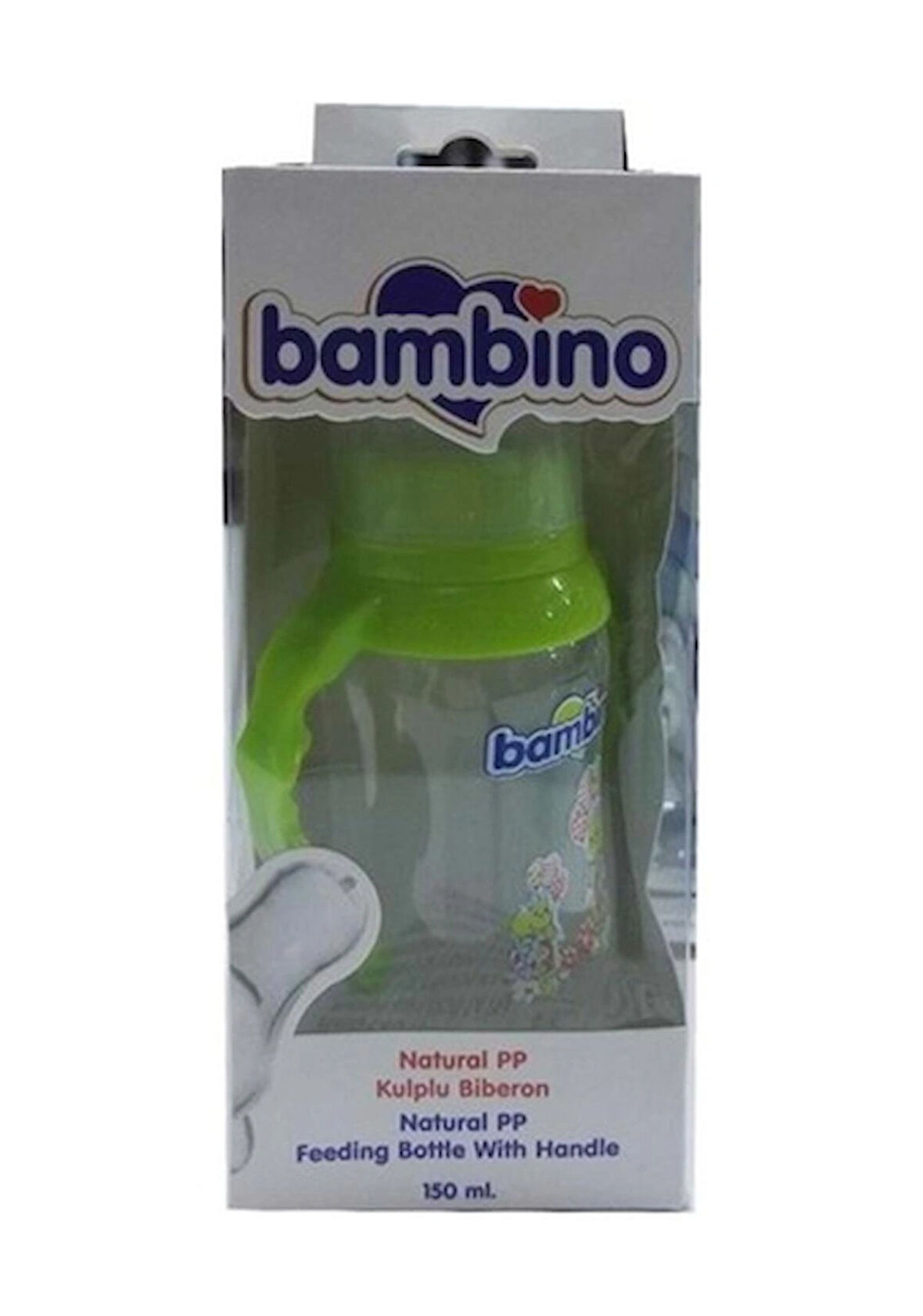 Bambino Natural Pp Biberon 250 Ml - Yeşil