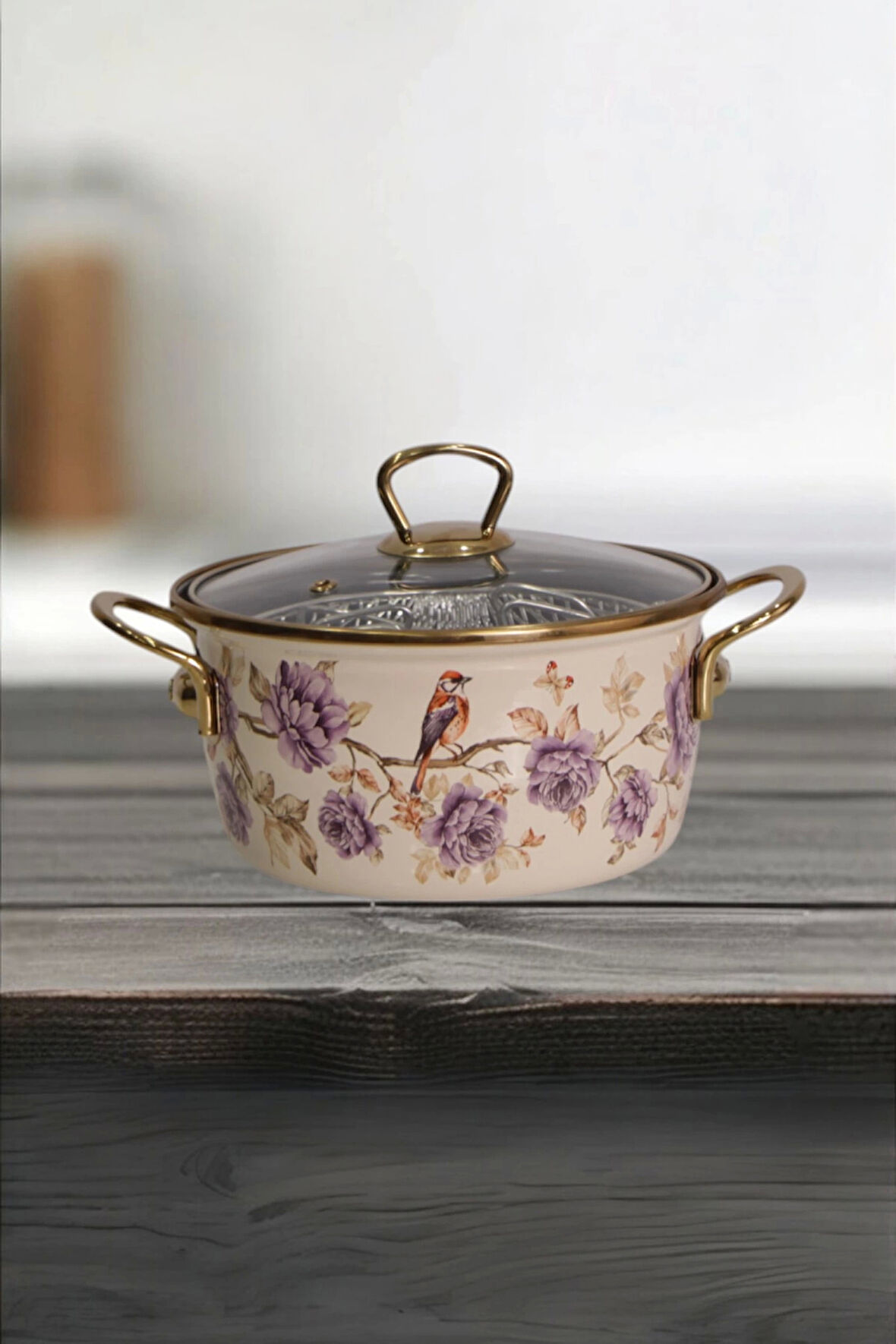 PR Home Fiorella Emaye Kızartma Tenceresi 18 cm