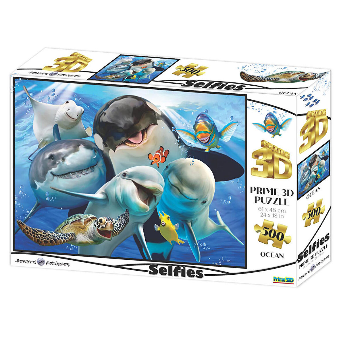 Prime 3D Okyanus Selfie 500 Parça Yetişkin Puzzle 10059