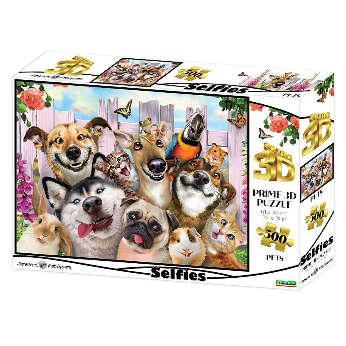 Prime 3D Pet Selfie 500 Parça Yetişkin Puzzle 10062