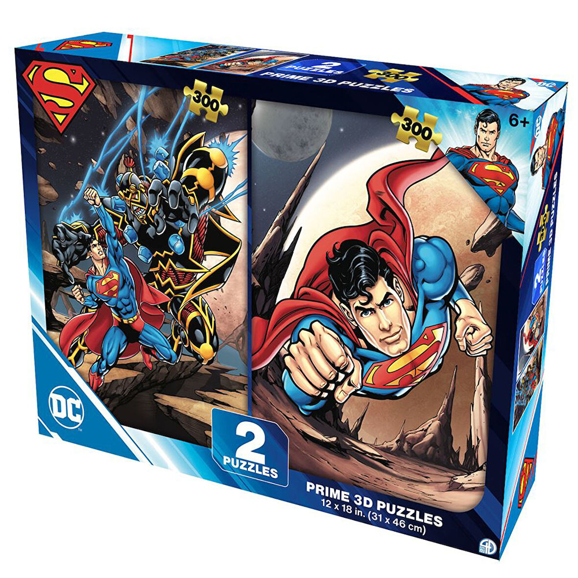 Prime 3D DC Comics Superman İkili Puzzle 300 Parça 10239
