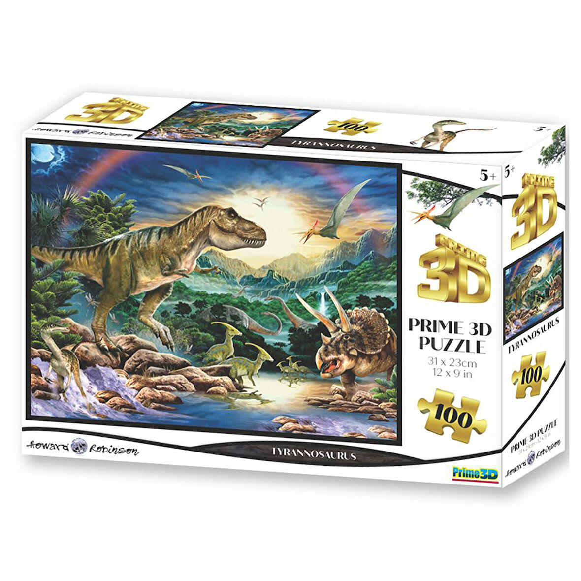 Prime 3D Tyrannosaurus Puzzle 100 Parça 10526