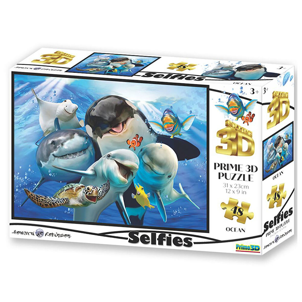 Prime 3D Okyanus Selfie Puzzle 48 Parça 10542