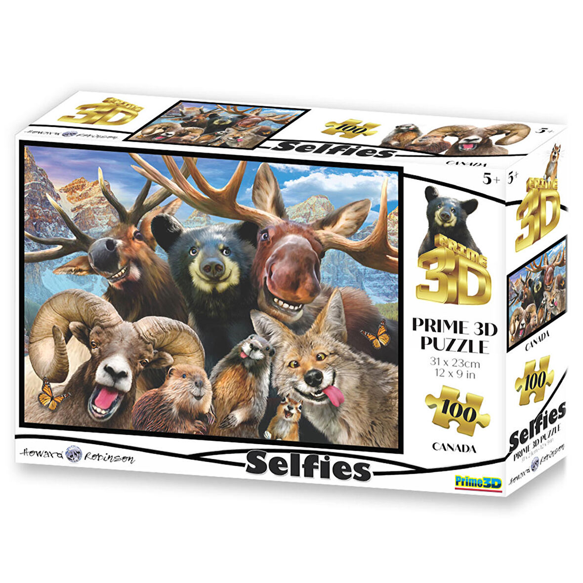 Prime 3D Kanada Selfie 100 Parça Puzzle 10779