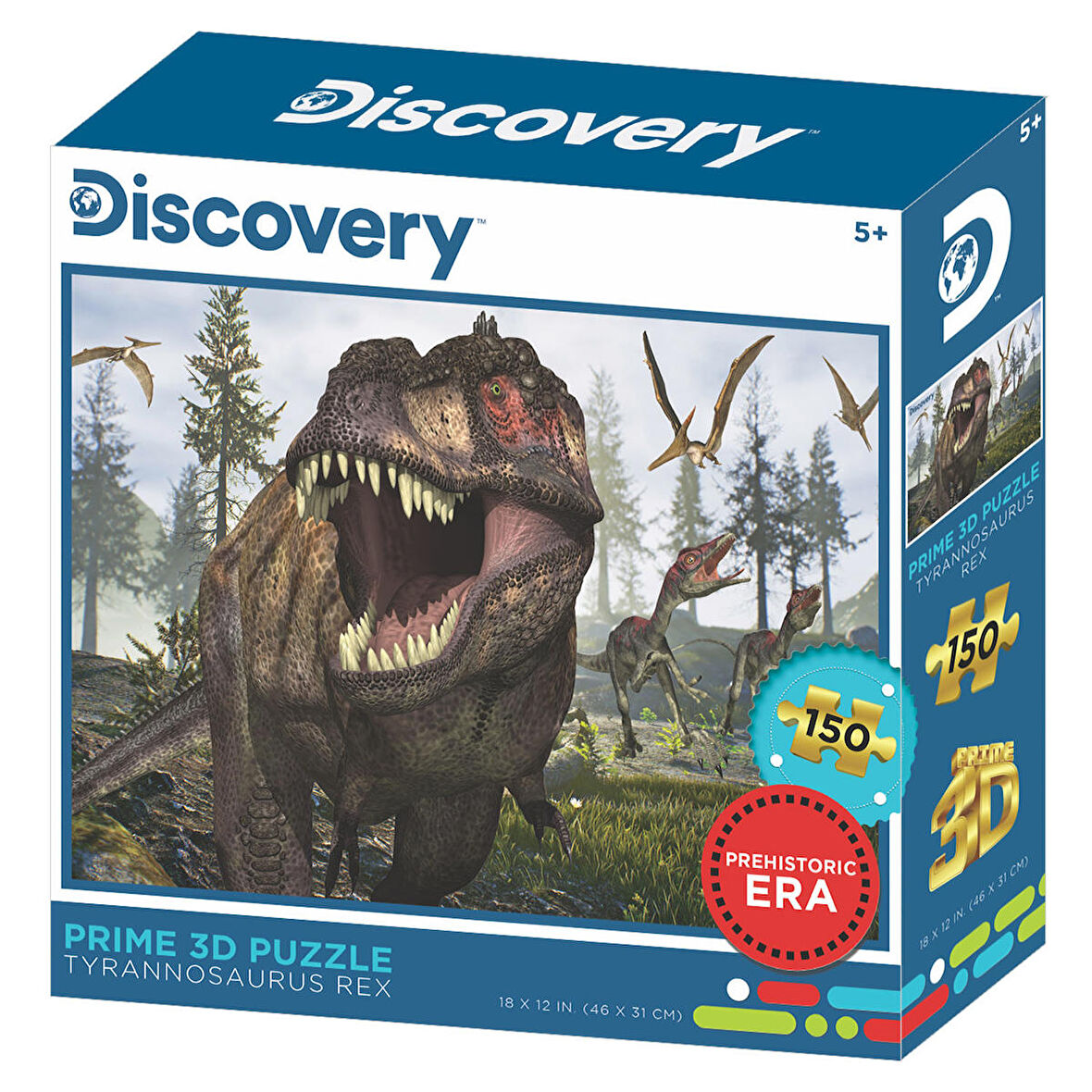 Prime 3D Tyrannosaurus Rex 150 Parça Puzzle 10874