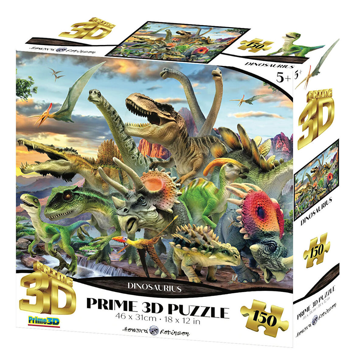 Prime 3D Dinozorlar 150 Parça Puzzle 10889