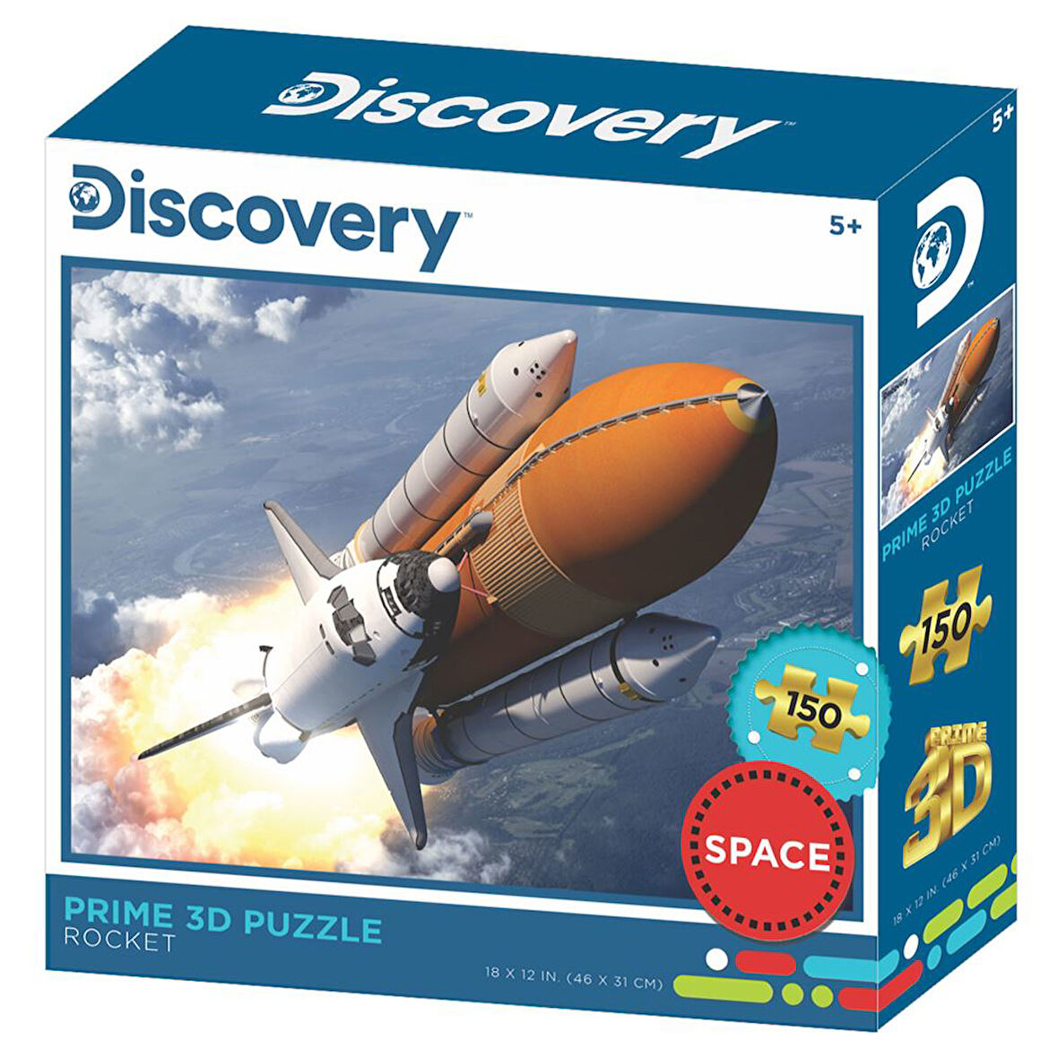 Prime 3D Discovery Roket Puzzle 150 Parça 20851