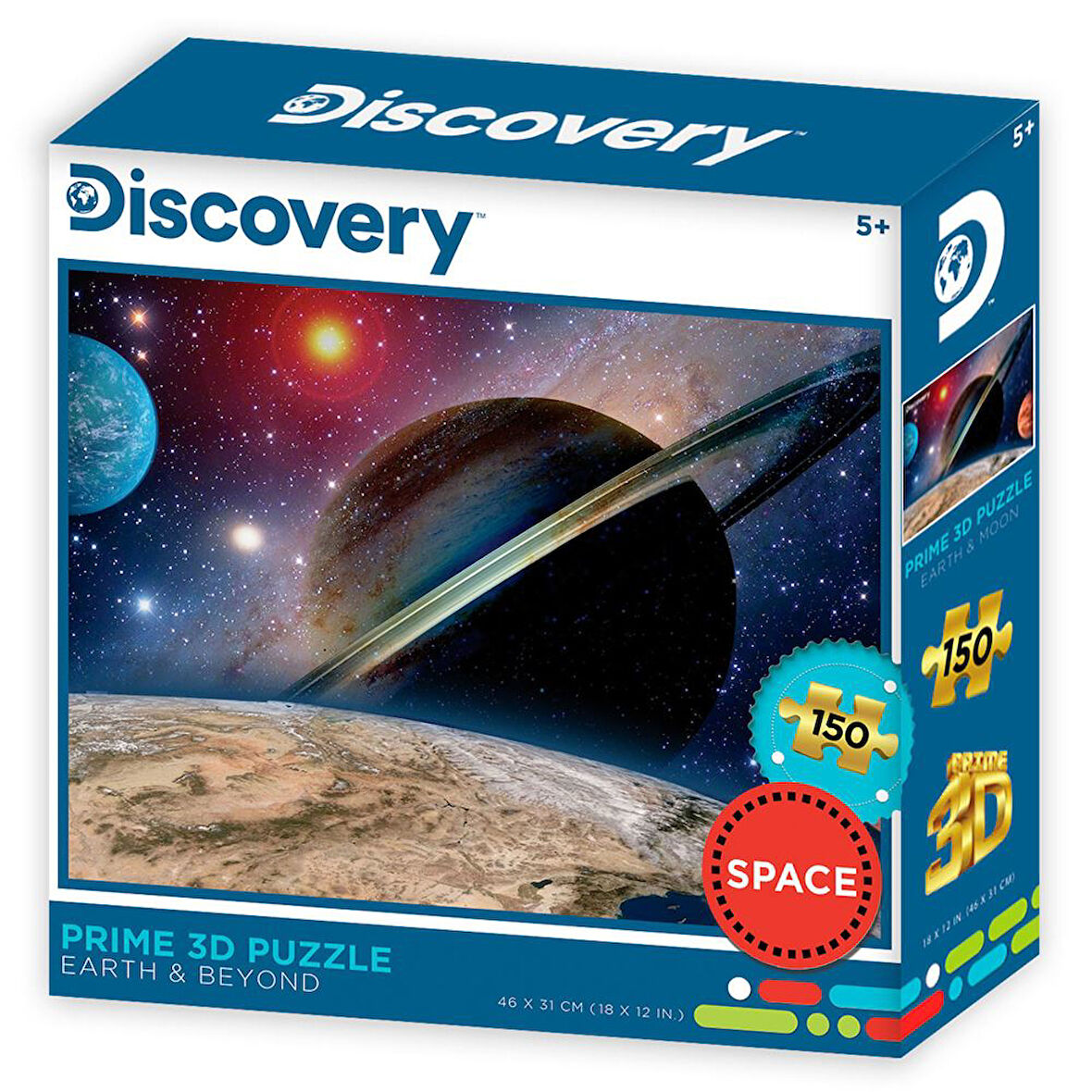 Prime 3D Discovery Dünya ve Ötesi Puzzle 150 Parça 20856