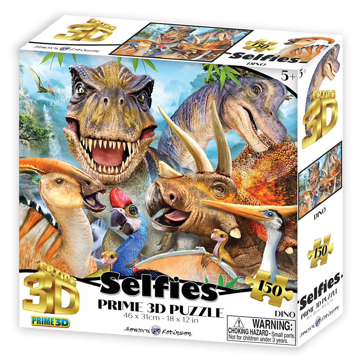 Prime 3D Dinozor Selfie 150 Parça Puzzle 20900