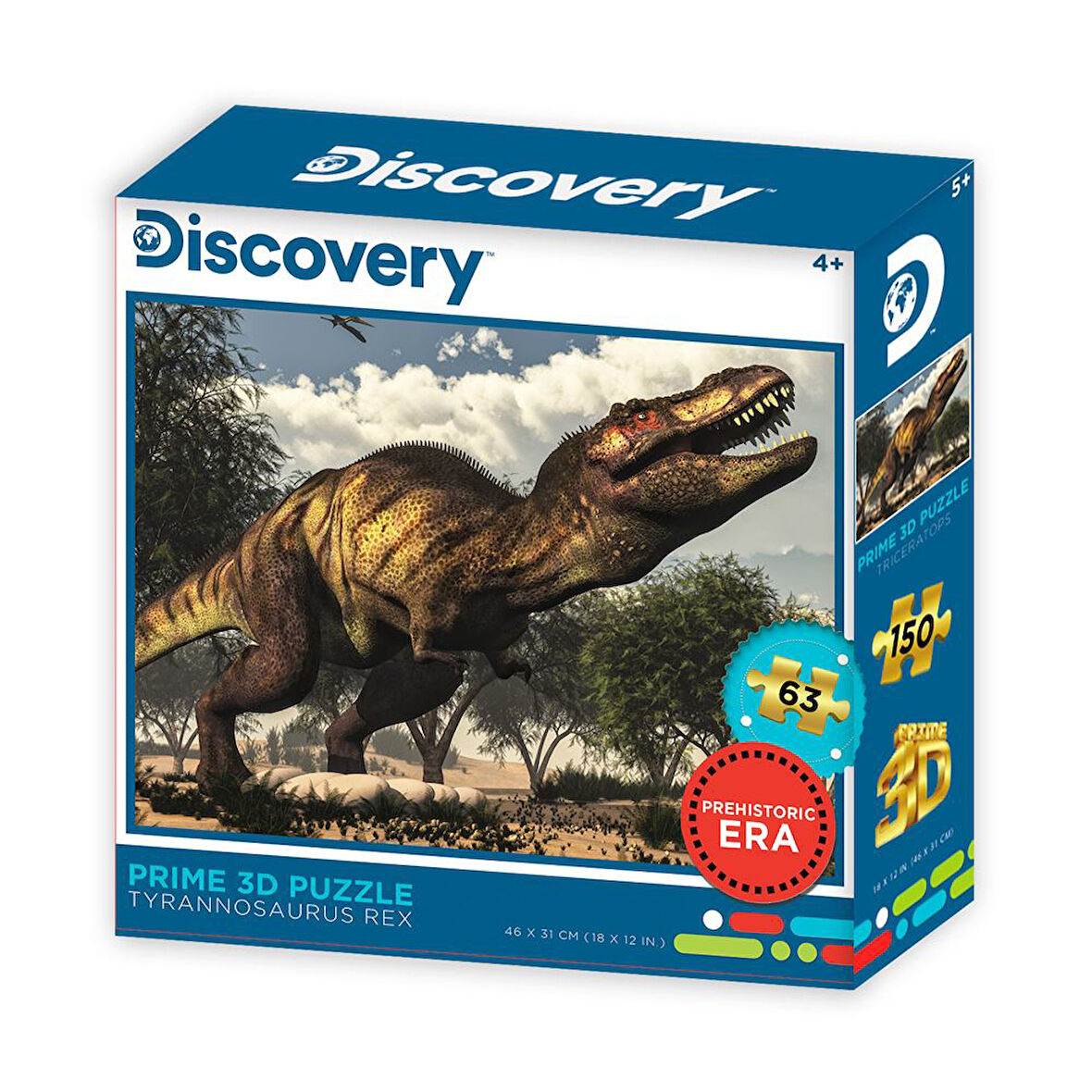 Prime 3D Discovery Tyrannosaurus Rex Puzzle 63 Parça 20925