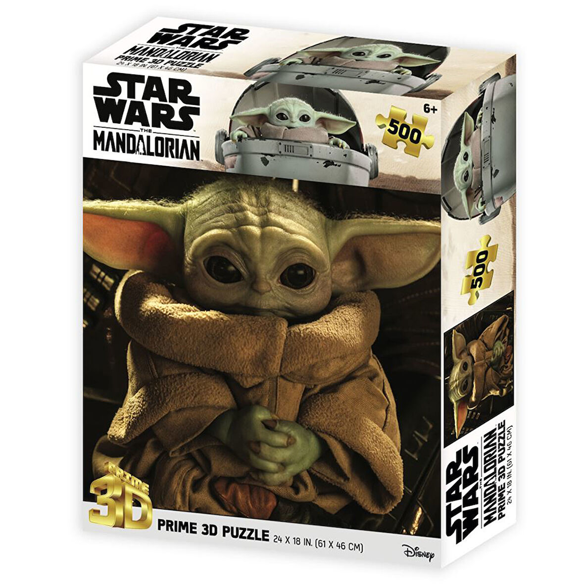 Prime 3D Star Wars The Mandalorian Grogu Puzzle 500 Parça 32631