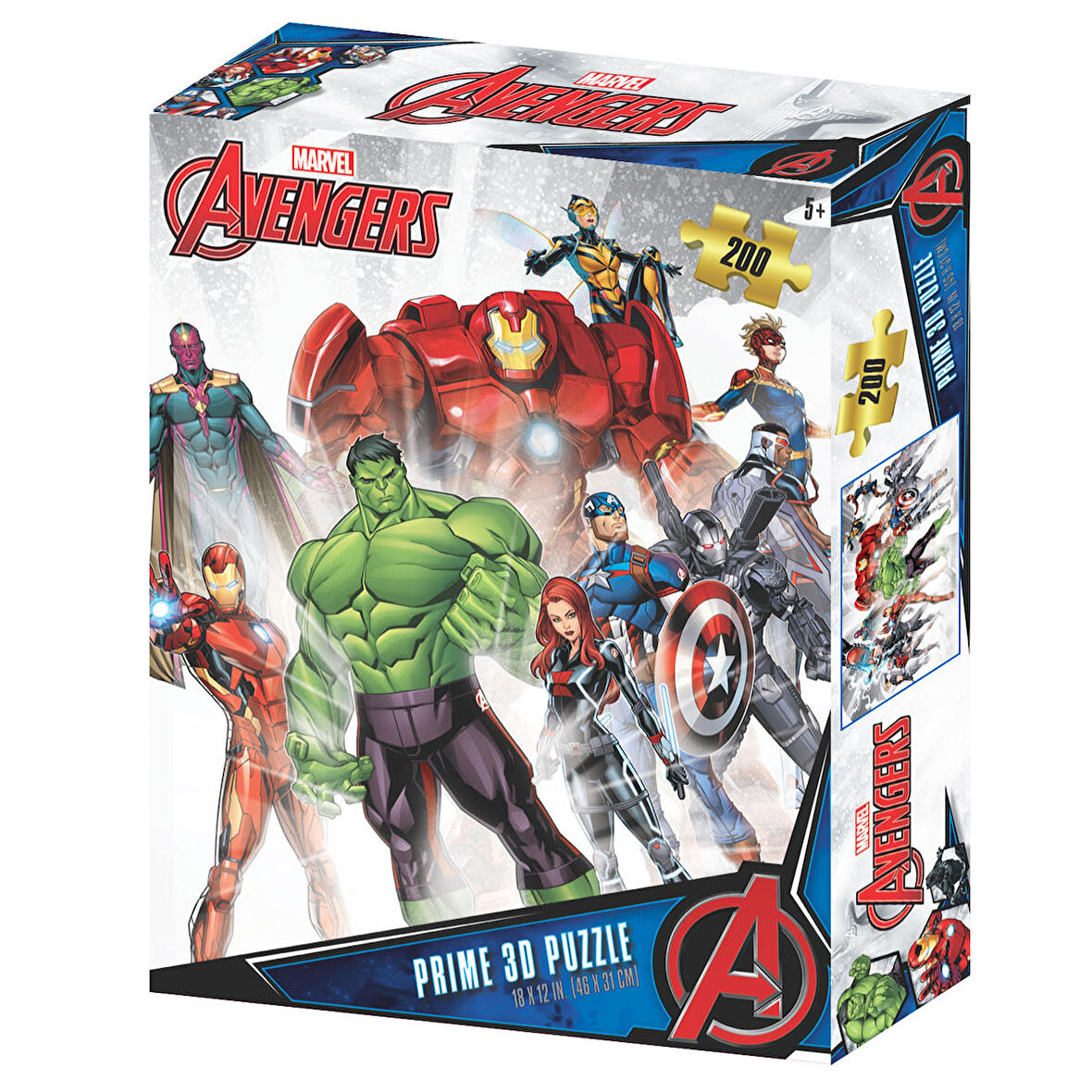 Prime 3D Avengers 200 Parça Puzzle 33033