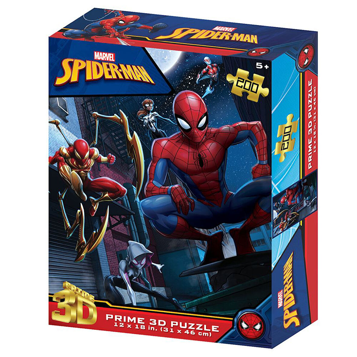 Prime 3D Marvel Spider-Man Puzzle 200 Parça 33035