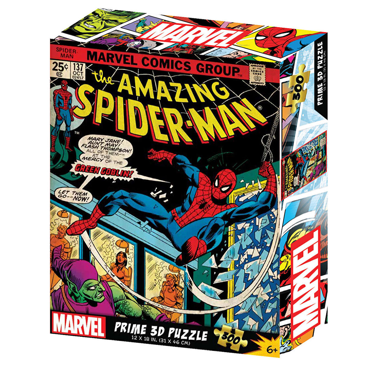 Prime 3D Marvel Comics Spider-Man 300 Parça Puzzle 33194