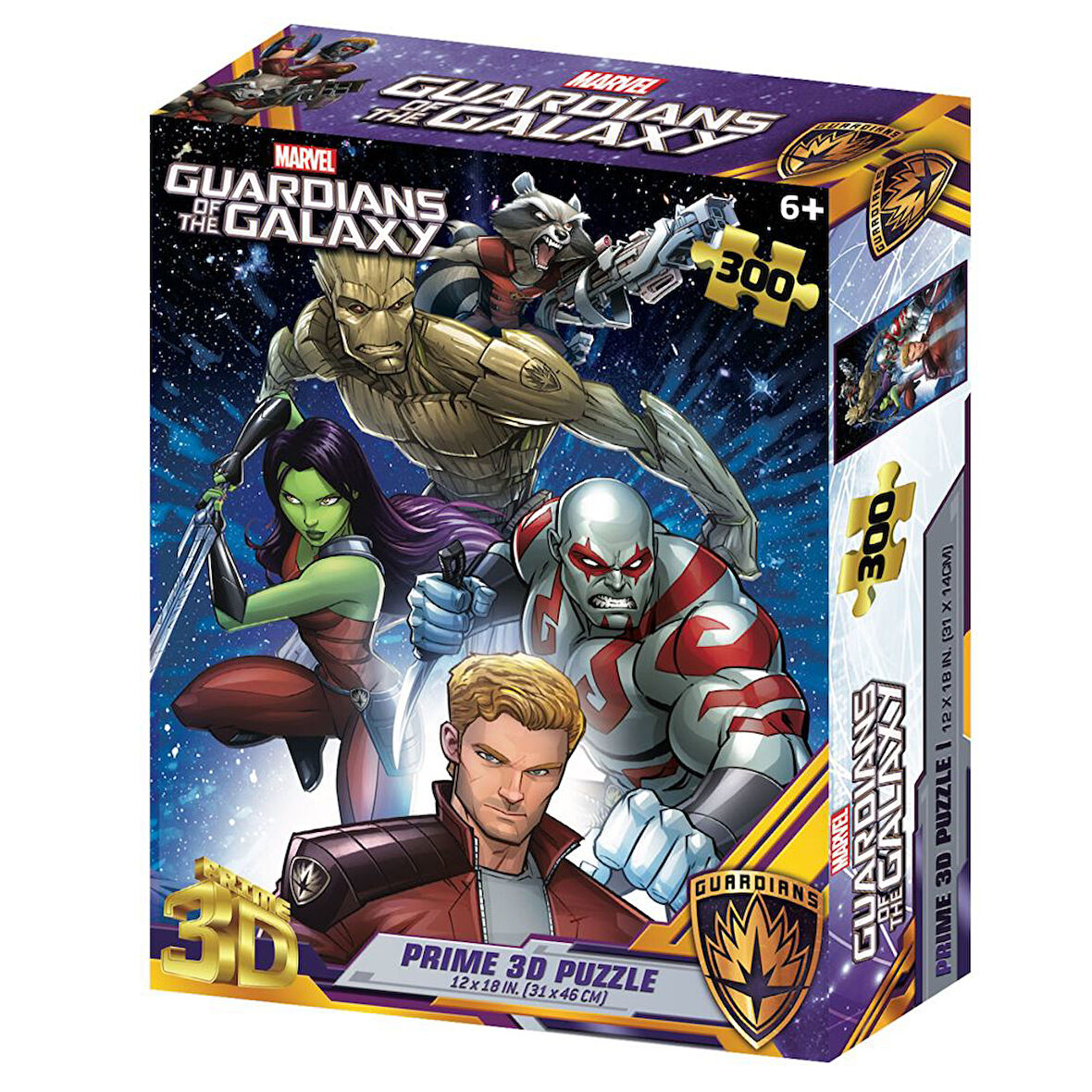 Prime 3D Marvel Guardians of the Galaxy Puzzle 300 Parça 33348