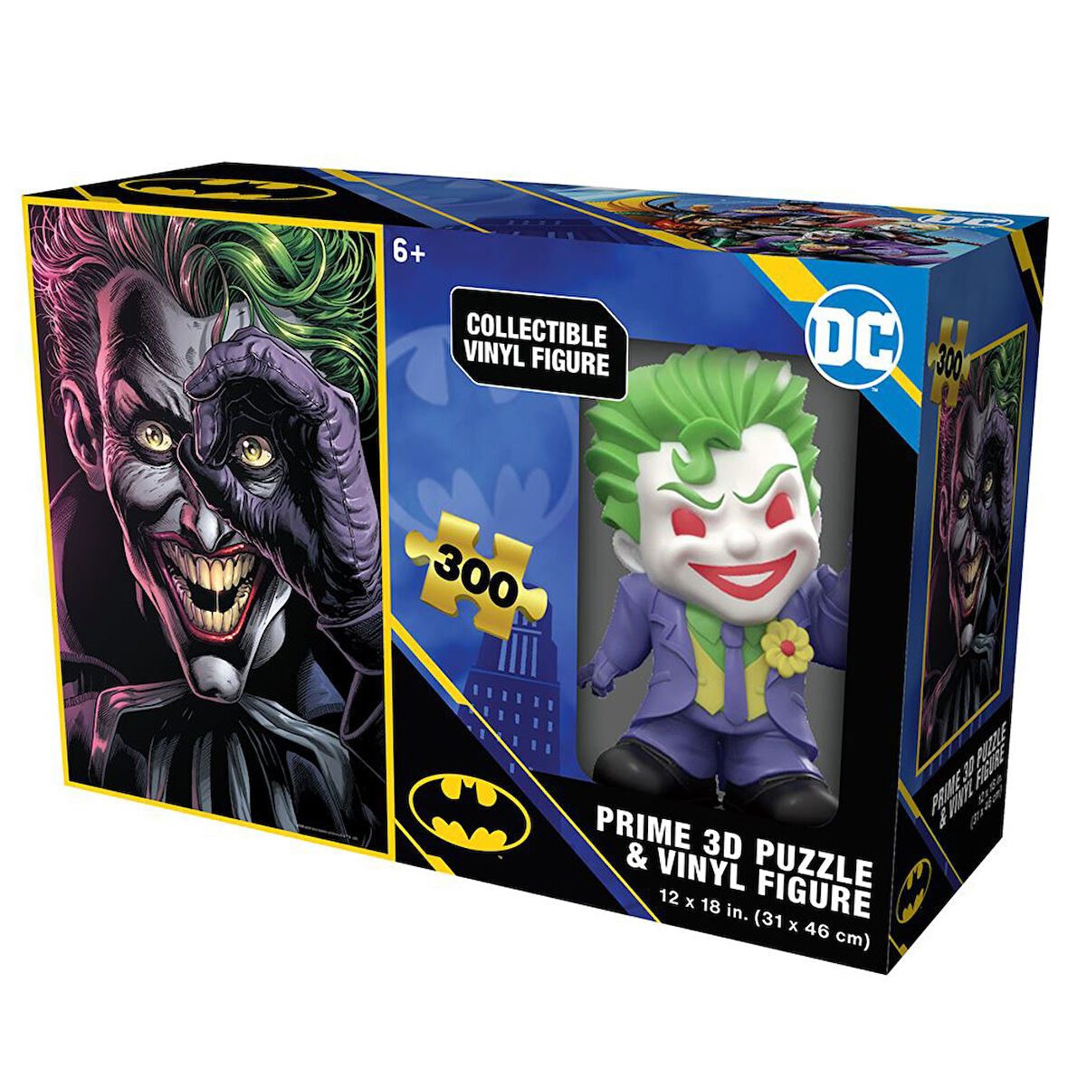 Prime 3D Batman Joker Figür ve 300 Parça Puzzle 35808
