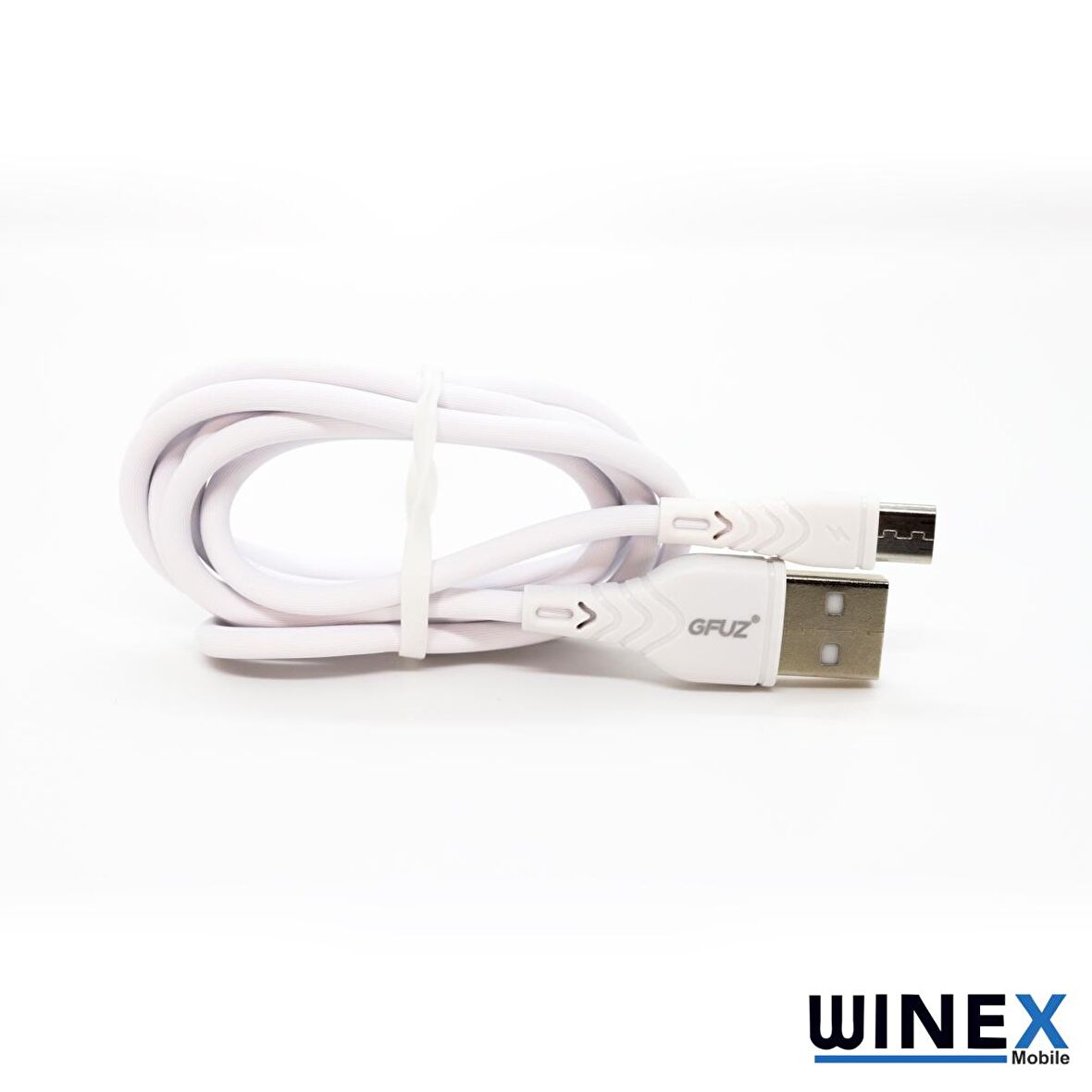 Winex CA-60 USBA to Micro Hızlı Data ve Şarj Kablosu 3A Beyaz