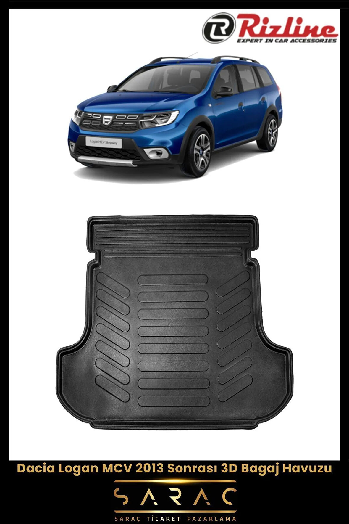 Rizline Dacia Logan MCV 2021 Model 3D Bagaj Havuzu