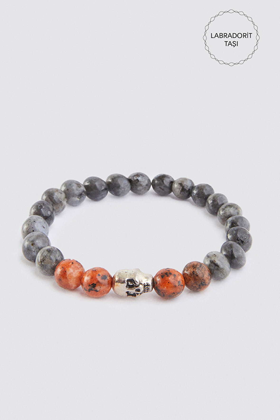 Twn Nikel Küp Labradorit Doğal Taş Erkek Bileklik