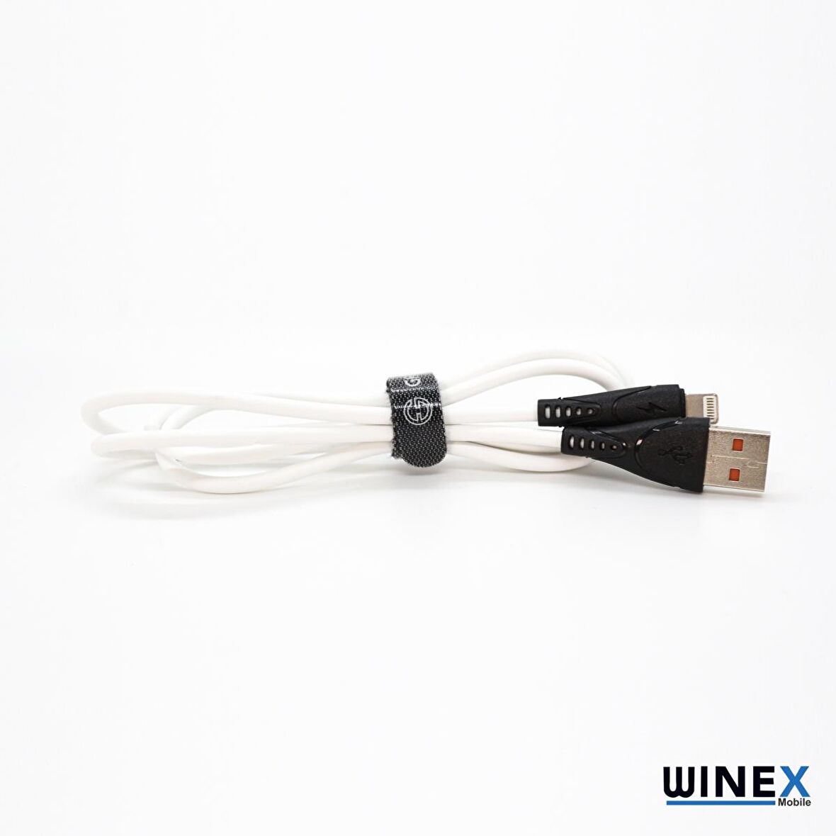 Winex GF30 USB Lightning Hızlı Data ve Şarj Kablosu 2.4A Beyaz